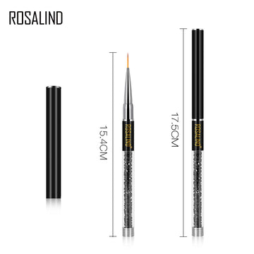 ROSALIND Nail Art Design Acrylic Handle Brush Pen UV Nail Gel Brush